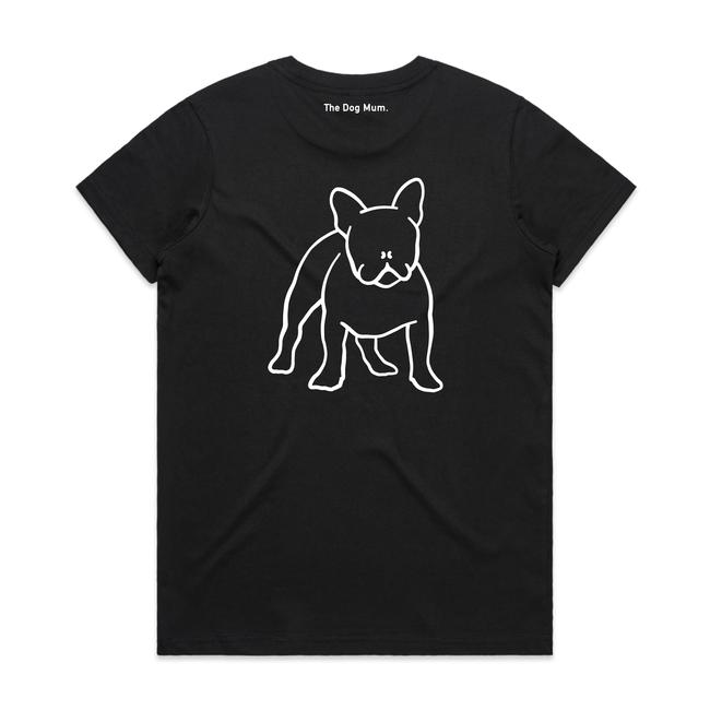 Frenchie Dad Breed illustration T-shirt, $47.95, thedogmum.com