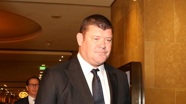 James Packer at a Crown AGM in Melbourne. Picture: Stuart McEvoy.