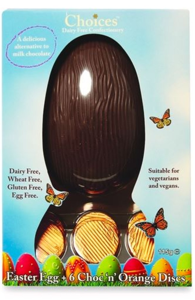 ALDI is selling vegan Easter eggs. Picture: Supplied