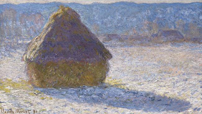 Claude Monet, Grainstack (Snow Effect), 1891. Picture: NGV