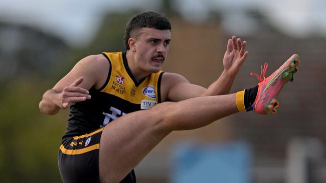 Werribee Districts and Danny Grmusa suffered their first loss this season. Picture: Andy Brownbill