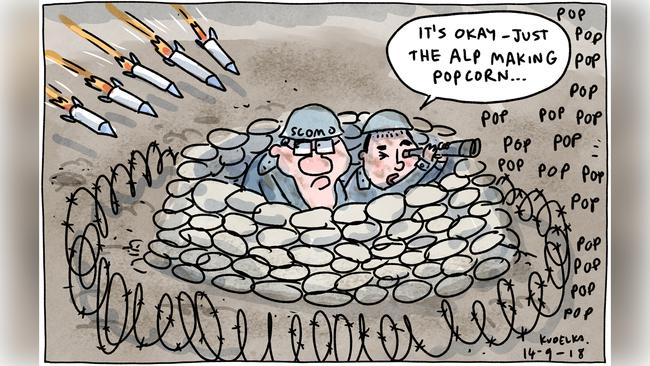 Jon Kudelka Letters Cartoon for 14-09-2018Version: Letters Cartoon  (1280x720 - Aspect ratio preserved, Canvas added)COPYRIGHT: The Australian's artists each have different copyright agreements in place regarding re-use of their work in other publications.Please seek advice from the artists themselves or the Managing Editor of The Australian regarding re-use.