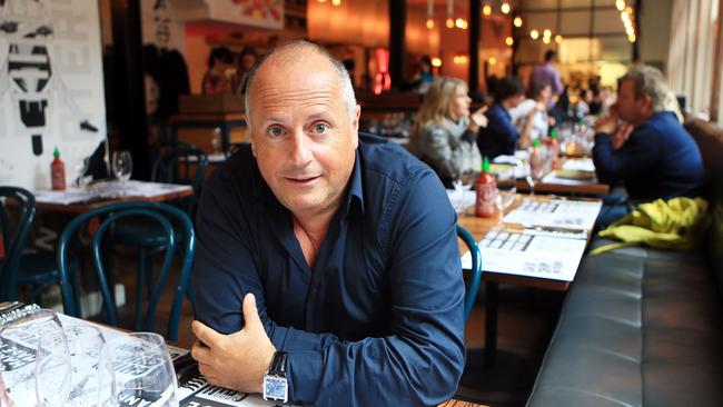 The Lucas Group owner Chris Lucas at Chin Chin restaurant on Flinders Lane.