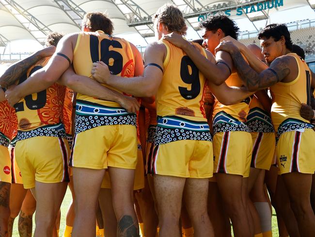 The Indigenous All Stars game was a rare pre-season highlight for the AFL. Picture: Michael Willson/AFL Photos via Getty Images