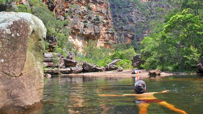 Glenbrook Gorge. Picture: Sally Tertini and Steve Pollard