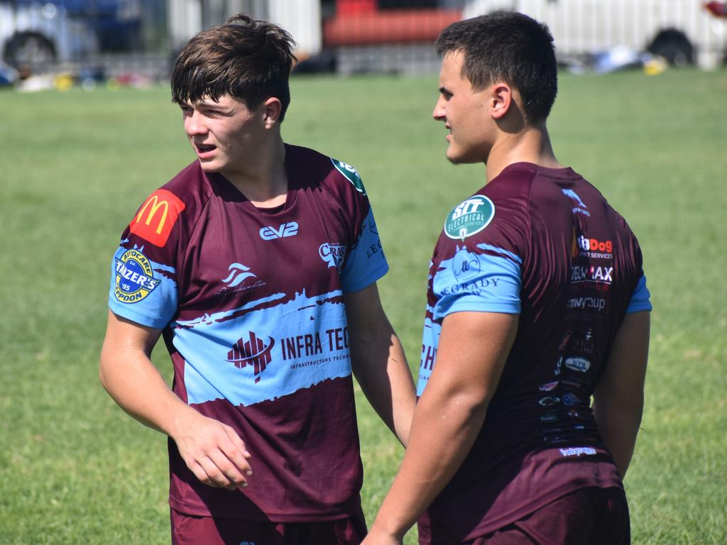 CQ Capras under-17 boys squad at a pre-season training session at The Cathedral College, Rockhampton, on December 7, 2024.