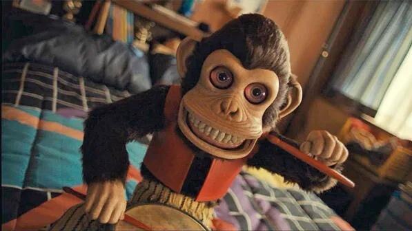 The titular monkey is a wind-up toy that beats a drum.
