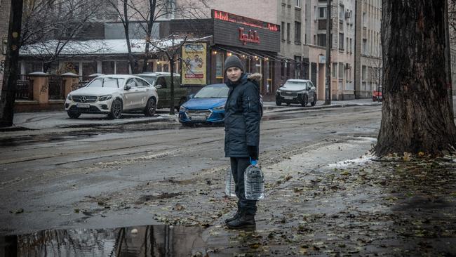 Ukrainians face daily challenges resulting from Russian missile attacks on the country’s critical infrastructure. Picture: Justyna Mielnikiewicz/MAPS for The Wall Street Journal