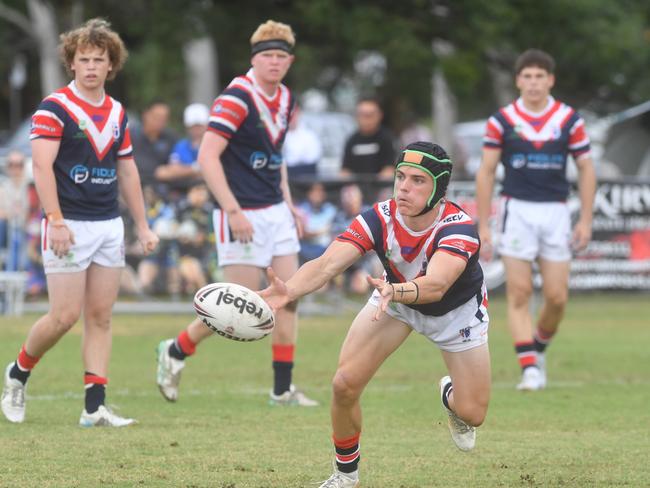 Kirwan State High School hosts St Patrick's College, Mackay, in round 1 of the 2025 Aaron Payne Cup. Picture: Evan Morgan
