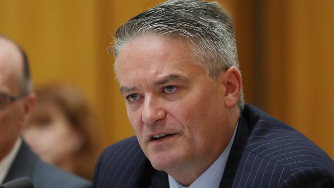 Finance Minister Mathias Cormann. Picture: Kym Smith