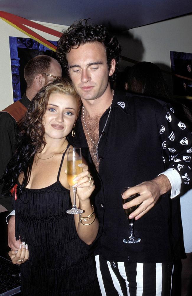 Dannii Minogue and ex-husband, Julian McMahon. Picture: Getty Images