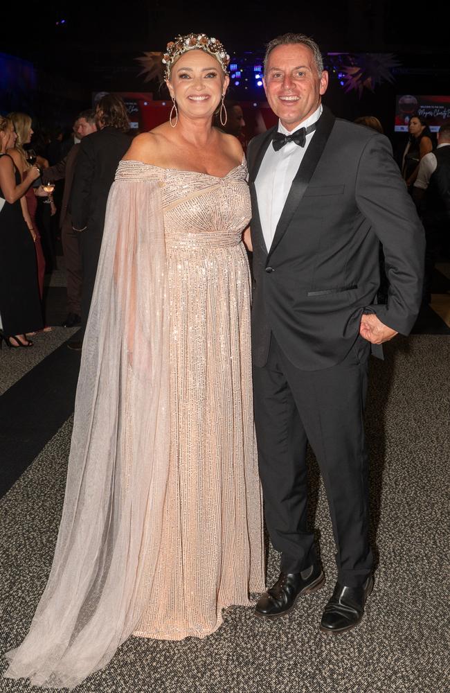 Leanne Druery and Bill Fraser at Mackay Mayor's Charity Ball Saturday 10 May 2025 Picture: Michaela Harlow