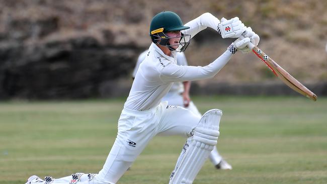 Iona College batsman Harley Malpass Picture, John Gass