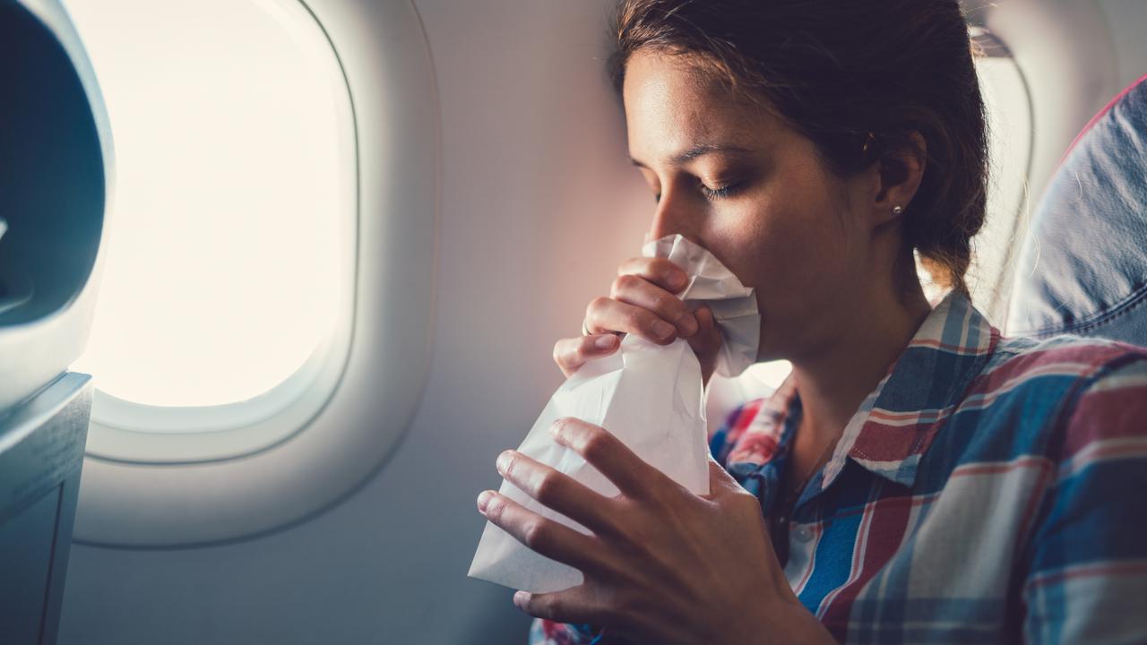 Passengers often feel sick and bloated if they eat fatty foods or drink carbonated beverages.