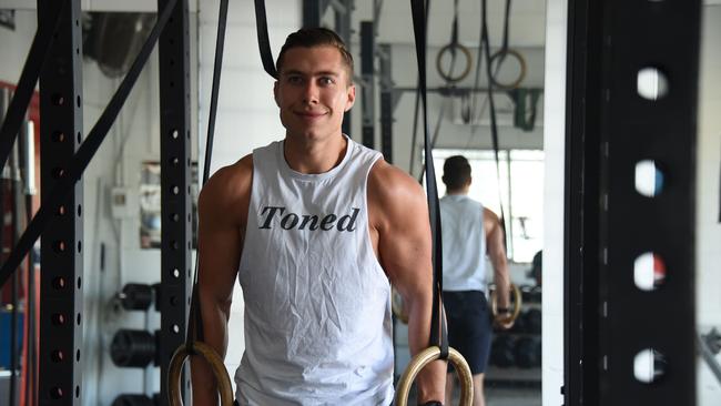 Ian D'Andrade at his gym in Bundall. Photo: Steve Holland