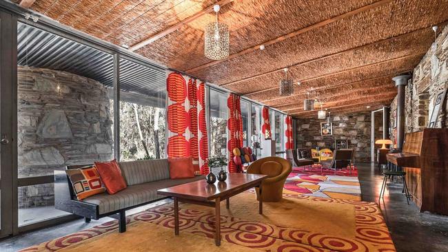 Inside the Boyd Baker House on Long Forest Road, Long Forest.