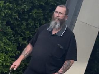 Steven William Carter leaving the Latrobe Valley Magistratesâ Court on Friday.