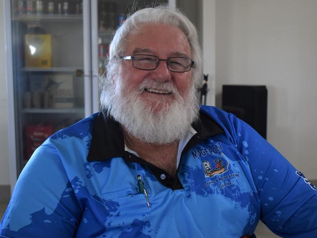 Midge Point Recreational and Fishing Club president Dolph Lossberg at the Daily Mercury Midge Point My Town meeting. Picture: Lillian Watkins