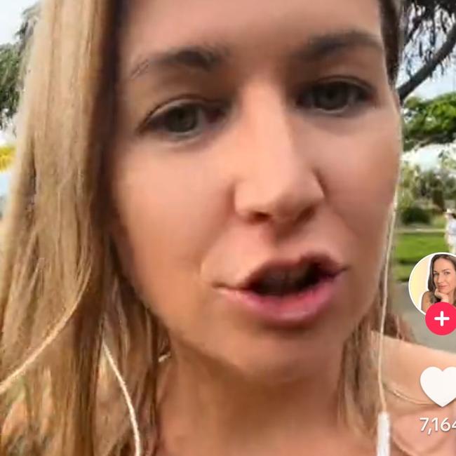 A Queensland teacher has tearfully revealed why she quit the profession. Picture: TikTok