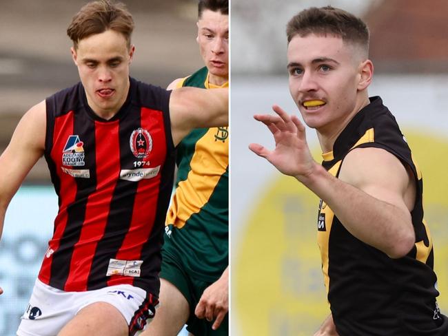Harry Tunkin, Beau Baldwin and Hunter Window are among the top local SA footy young guns to watch in 2025.