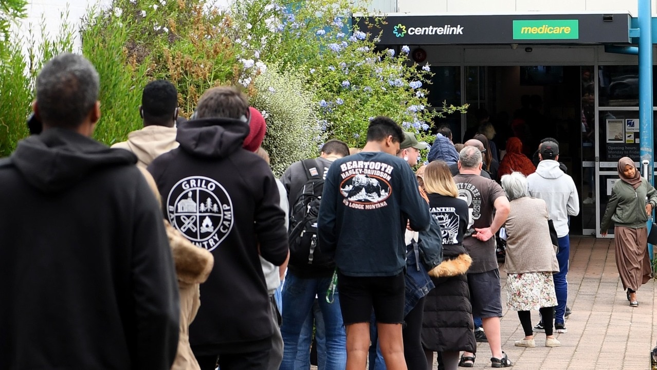 Thousands forced to queue outside Centrelink