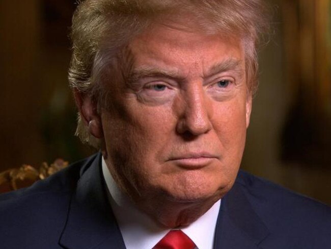 President-elect Donald Trump. Picture: CBS/60 Minutes