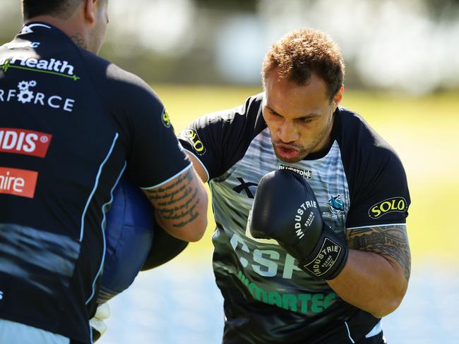 Tagataese has been appointed as the Sharks’ State of Mind Ambassador this year. Pic Brett Costello