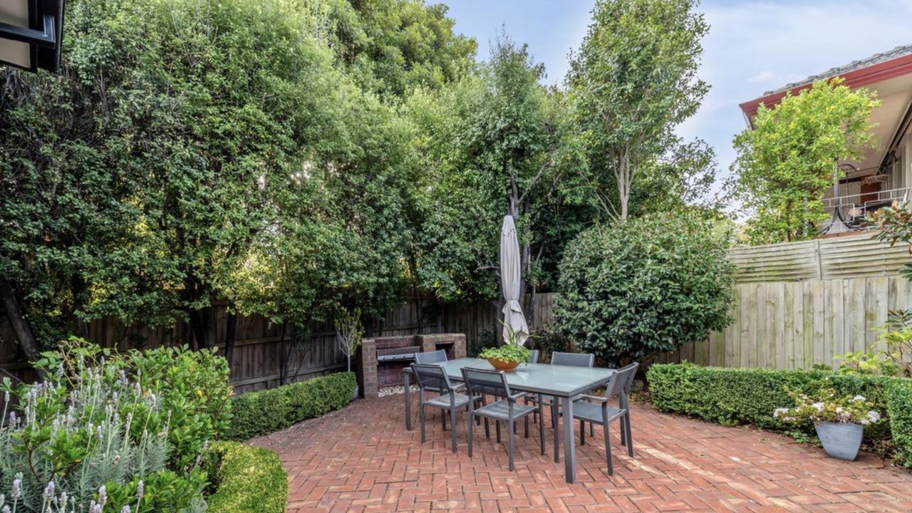 The outdoor entertaining area hosted decades of Greek family gatherings, complete with dancing, barbecues and late-night laughter.
