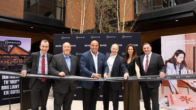 Property Council of Australia’s Ross Grove, Western Sydney Leadership Dialogue’s Chris Brown, Coronation Property managing director Joe Nahas, Urban Taskforce’s Tom Forrest, Urban Development Institute of Australia’s Jacqueline Vozzo, and Coronation Property general manager David Cremona.