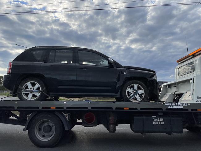 A two vehicle crash on Beaconsfield Rd left two hospitalised. Photo: Fergus Gregg