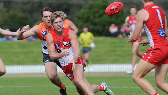 Sam Murray in action for Sydney’s NEAFL team.