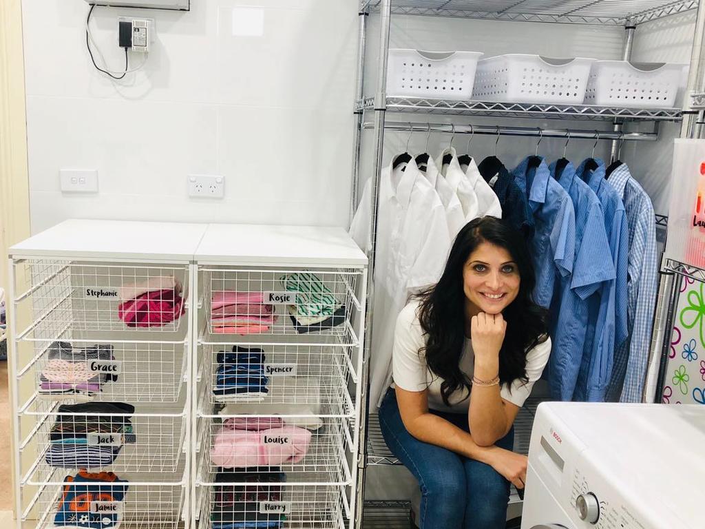 Anita Birges is a professional organiser who is often asked to help organise and tidy people’s laundry rooms. Picture: Anita Birges/Supplied