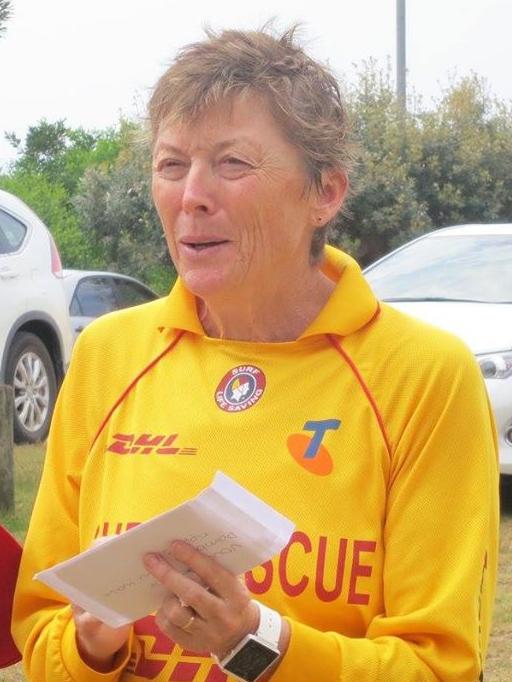 Ms Bootes is a long time member of the Pambula Surf Life Saving Club. Picture: SLSNSW