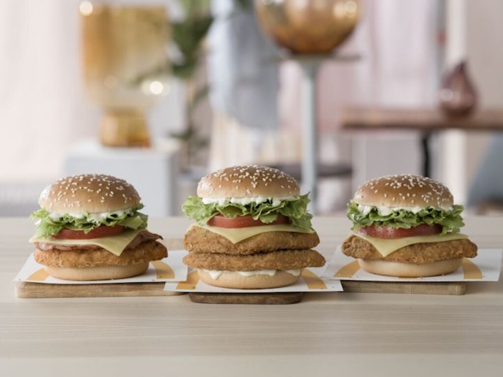 Macca’s also announced the launch of its new Chicken Deluxe Range.