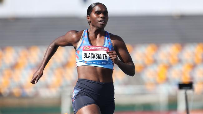 Telaya Blacksmith was a star for NSW at the All Schools Athletics Championships. Picture: David Clark