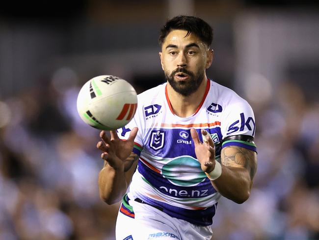 Shaun Johnson is backing the Kiwis to carry on the momentum from New Zealand’s great weekend in sport. Picture: Cameron Spencer/Getty Images