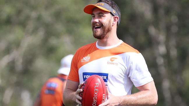 Mumford was ruck coach at GWS this year. Picture: David Swift