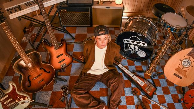 Sultana can play more than 20 instruments. Picture: Supplied.