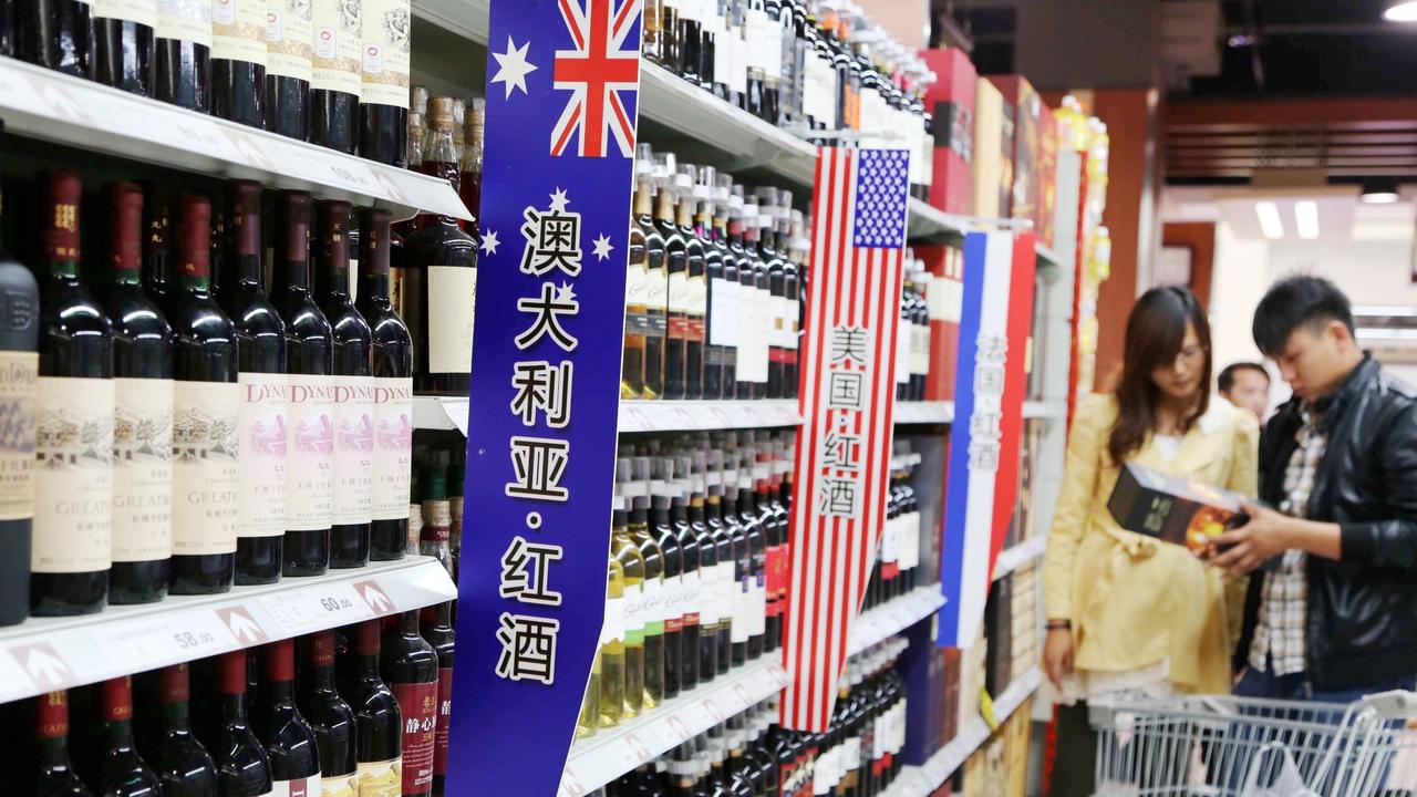 US tariffs on Chian could mean Chinese shoppers have less money to spend on Aussie wine.