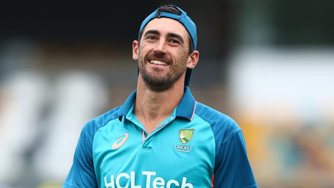 Mitch Starc will hope his form on the golf course translates to this Test. (Photo by Chris Hyde/Getty Images)