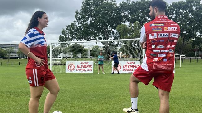 For every goal scored, the club will donate $50 towards mental charity Two Two One or the Darwin Aboriginal and Torres Strait Island Women’s Shelter (DAIWS). Picture: Harry Brill.