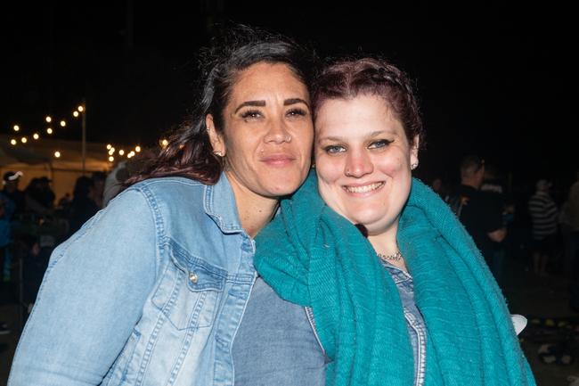 Sarah Harries and Jodie Price at Legends on the Lawn at Harrup Park Country Club.Picture: Michaela Harlow