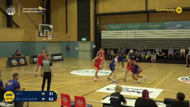 Replay: Basketball Australia- ACT v SA Country (U18 Men) -Under 18 National Championships and Junior Wheelchair Championships Day 1 - Court 3