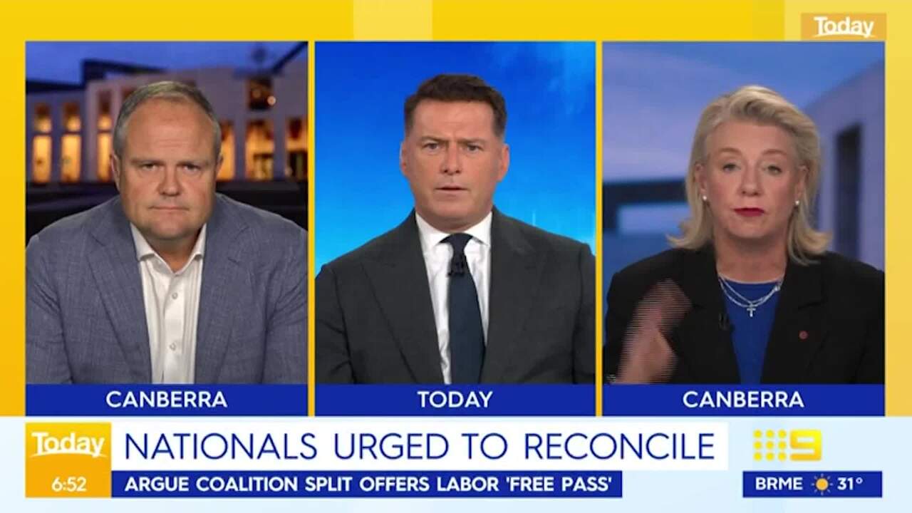 Nationals and Liberals grilled over Coalition split