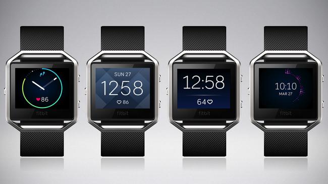 Variety of options ... The new Fitbit Blaze will let you customise the wallpaper