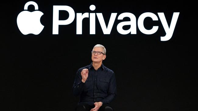 Apple CEO Tim Cook has spoken out against some rules proposed by the European Commission. Picture: Brooks Kraft / Apple Inc. / AFP