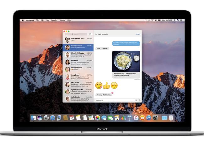 macOS Sierra: new features in Messages includes larger emoji and embedded video links