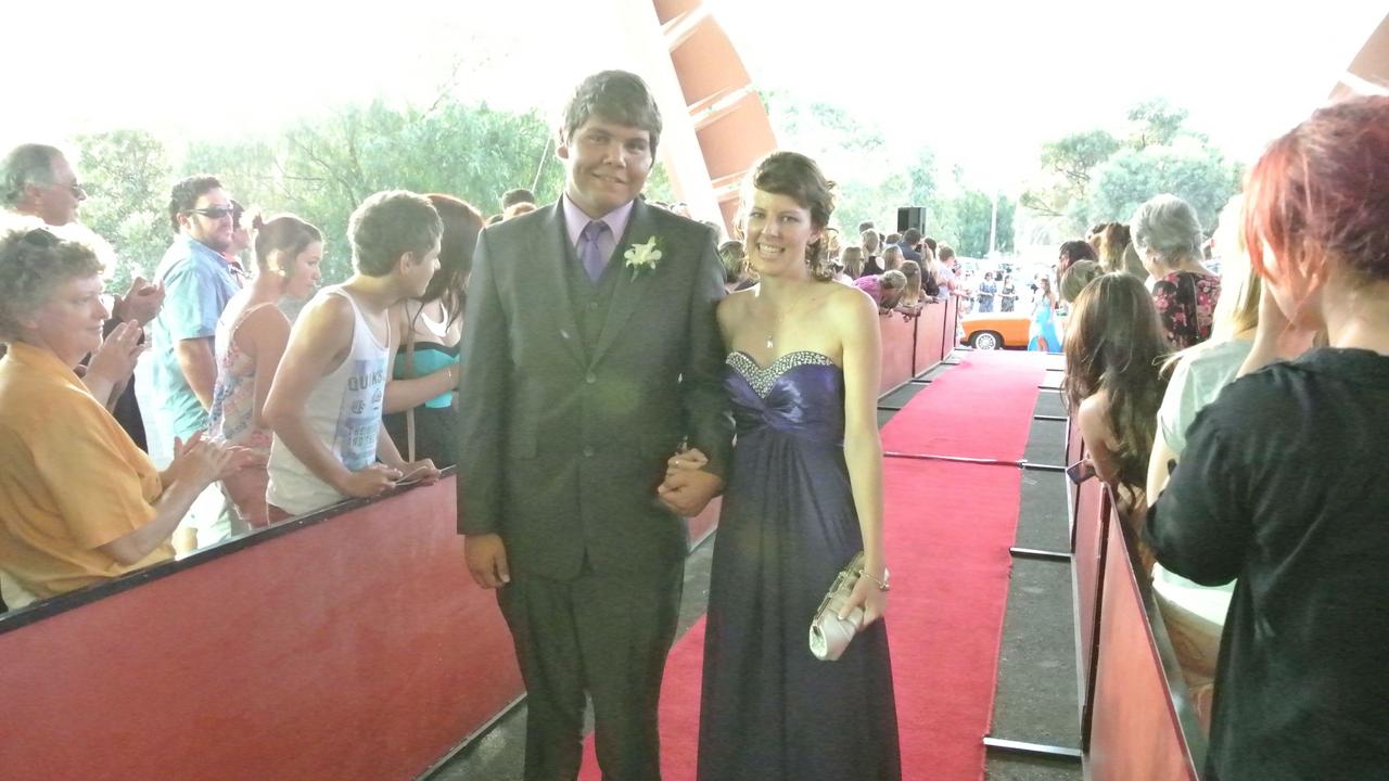 Jessie Lee Nelson And Mikaela Bennion at the 2012 Our Lady of the Sacred Heart Catholic College formal at the Alice Springs Convention Centre. Picture: NT NEWS