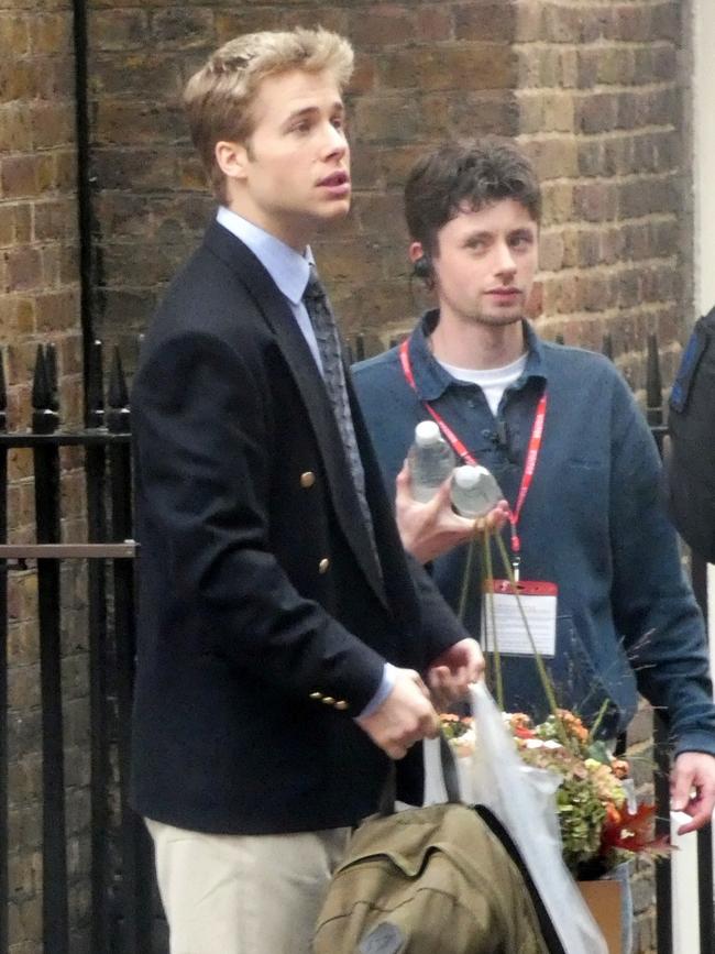 Ed McVey will portray a university-aged Prince William. Picture: UnBoxPHD/Splash News and Pictures