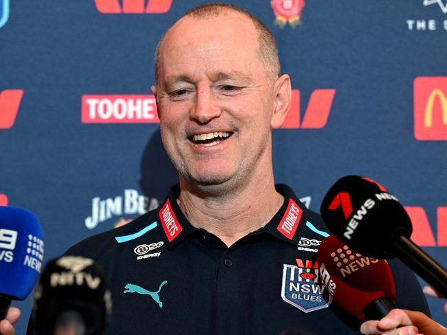 Coach Michael Maguire won the mind games. Picture: Bradley Kanaris/Getty Images